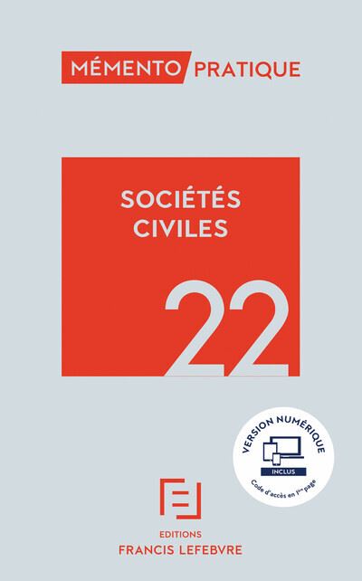 Mémento Sociétés civiles 2022