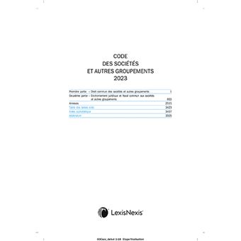 Code des societes aut gpt 2023