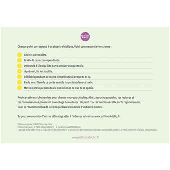 Bible à gratter