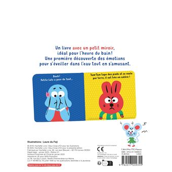 Mon livre bain - Mes petites émotions -  avec un miroir