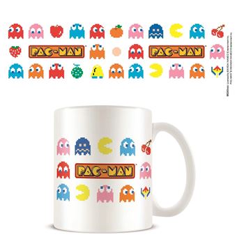 Mug Pac-Man Multighosts blanc