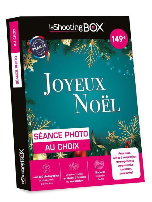 E-carte cadeau Séance photo au choix Noël 149€