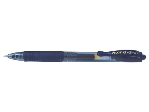 Stylo Gel Pilot G2 Pointe Moyenne Bleu