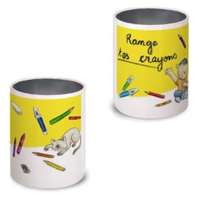 Tinou pot a crayon