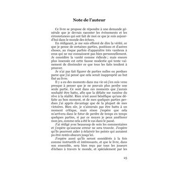 Ma Carrière échiquéenne