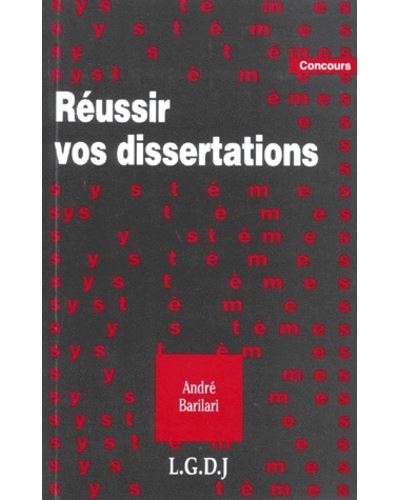 Réussir vos dissertations