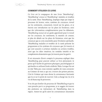 ThetaHealing RYTHME Vers un poids idéal