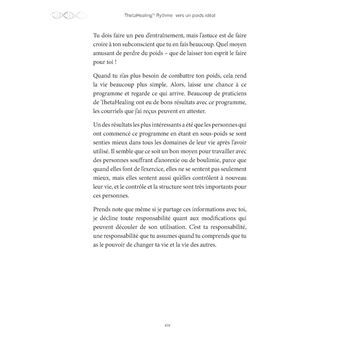ThetaHealing RYTHME Vers un poids idéal
