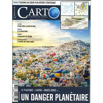 Carto N°56 - novembre/décembre Plastique l autre marée noire  2019