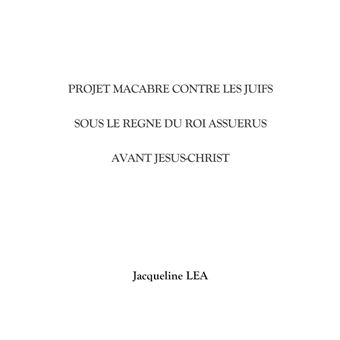 Projet macabre contre les Juifs