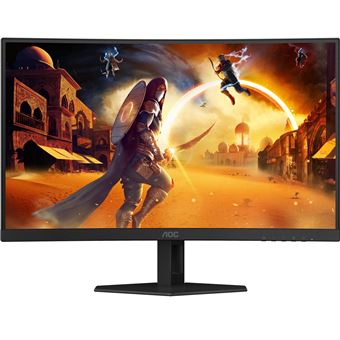 AOC Gaming C27G4ZXE - Écran LED - jeux - incurvé - 27" - 1920 x 1080 Full HD (1080p) @ 280 Hz - VA - 300 cd/m² - 4000:1 - HDR10 - 0.3 ms - 2xHDMI, DisplayPort - noir