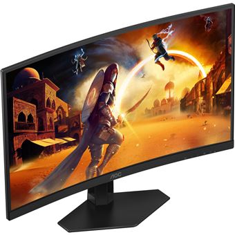 AOC Gaming C27G4ZXE - Écran LED - jeux - incurvé - 27" - 1920 x 1080 Full HD (1080p) @ 280 Hz - VA - 300 cd/m² - 4000:1 - HDR10 - 0.3 ms - 2xHDMI, DisplayPort - noir