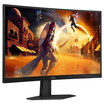 AOC Gaming C27G4ZXE - Écran LED - jeux - incurvé - 27" - 1920 x 1080 Full HD (1080p) @ 280 Hz - VA - 300 cd/m² - 4000:1 - HDR10 - 0.3 ms - 2xHDMI, DisplayPort - noir