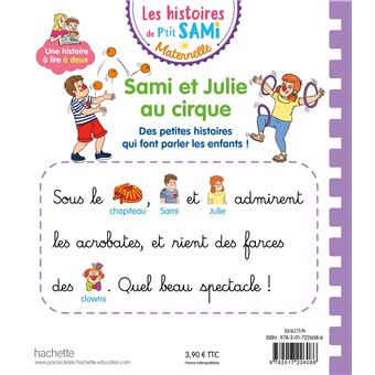 Les histoires de P'tit Sami Maternelle (3-5 ans) :  Sami et Julie au cirque