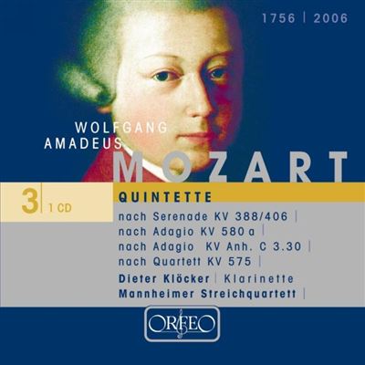 Quintette pour clarinette / Sérénades / Adagios