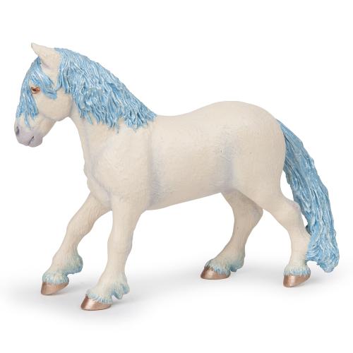 Figurine Papo poney féerique bleu