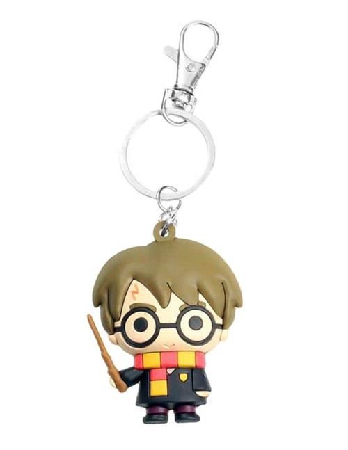 HARRY POTTER-RUBBER FIGURE KEYCHAIN-HARRY POTTER
