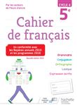 Cahier de français cycle 4 / 5e - éd. 2019