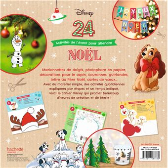 DISNEY - 24 activités de l'Avent pour attendre Noël