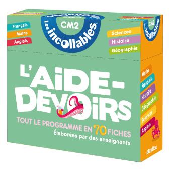Incollables - L'aide-devoirs CM2, tout le programme en 70 fiches - 1