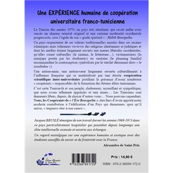 Une expérience humaine de coopération universitaire franco-tunisienne au temps de l’ère Bourguiba