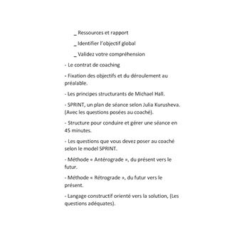 Le manuel des questions de coaching