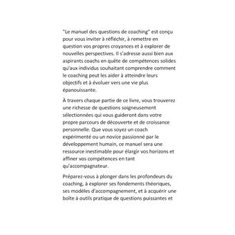 Le manuel des questions de coaching