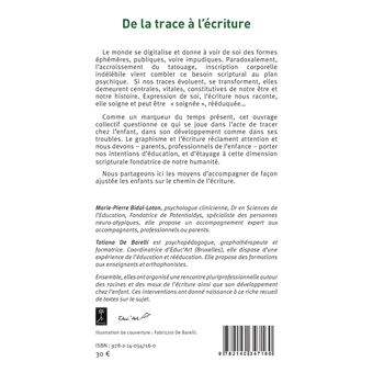 De la trace à l'écriture