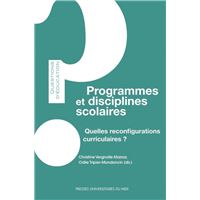 Programmes et disciplines scolaires