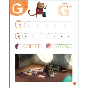 Splat & Harry - Mon cahier ardoise : Les lettres majuscules (dès 4 ans)