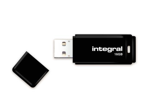 Clé USB 2.0 Integral 16 Go Noire
