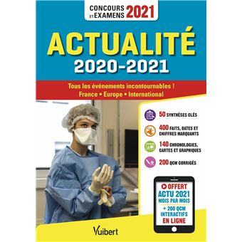 Actualité 2020-2021 - Concours et examens 2021 - Actu 2021 offerte en ligne