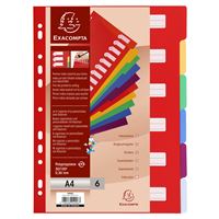 TABBLADEN A4 PP 30/100 6 INDELINGEN