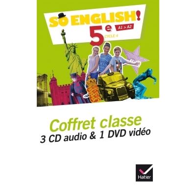 So English! - Anglais 5e Éd. 2017 - Coffret CD / DVD classe