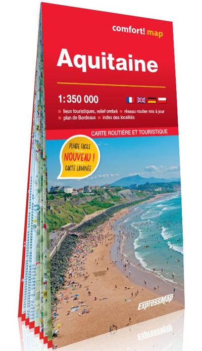 Aquitaine 1/350.000 (carte grand format laminée) -  Collectif - (donnée non spécifiée)