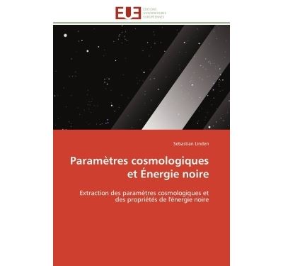 Parametres cosmologiques et energie noire