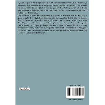 Cours de philosophie au Lycée de Sens en 1883-1884