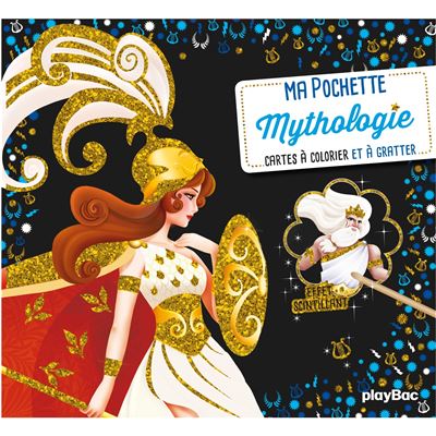 Ma pochette Mythologie - Cartes à gratter et à colorier