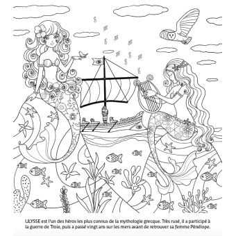 Ma pochette Mythologie - Cartes à gratter et à colorier