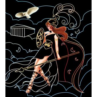 Ma pochette Mythologie - Cartes à gratter et à colorier