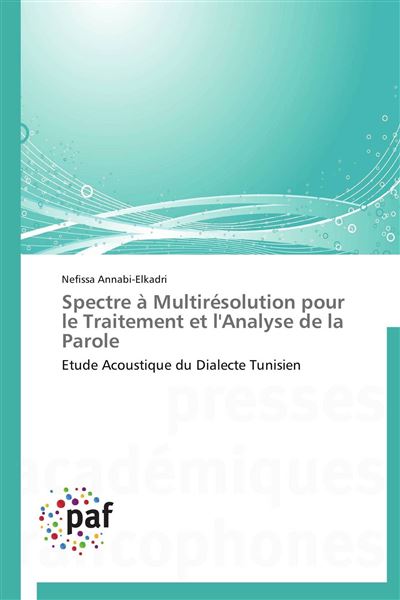Spectre a multiresolution pour le traitement et l'analyse de