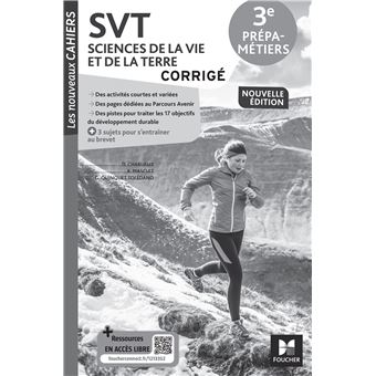 Svt 3e prepa-metiers corrige