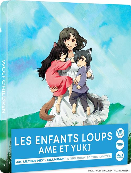 Les enfants loups, Ame & Yuki en 4K Ultra HD, Blu-ray, DVD