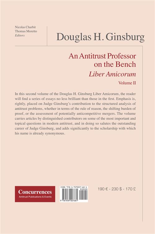 Douglas H.Ginsburg Liber Amicorum