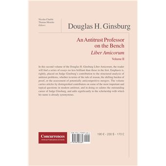 Douglas H.Ginsburg Liber Amicorum