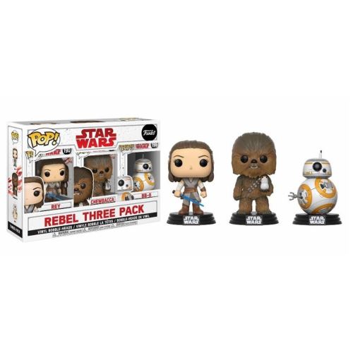 STAR WARS-BOBBLE HEAD POP 3-PACK-REBEL