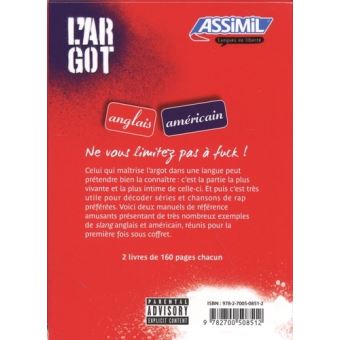 Argot Anglais, argot Américain