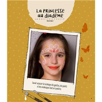 Modèle de maquillage de princesse pour enfants par 1,50 €