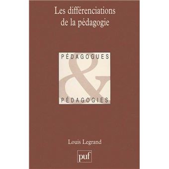 Les différenciations de la pédagogie