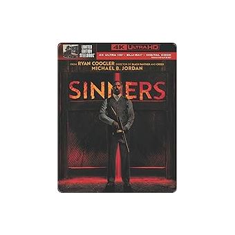 Sinners 4K UHD + Blu-ray Steelbook – Brand New, Sealed, Ships In Box